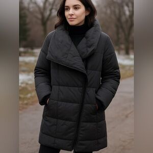 Vince Goose Down Shawl Collar Puffer Jacket Size Large